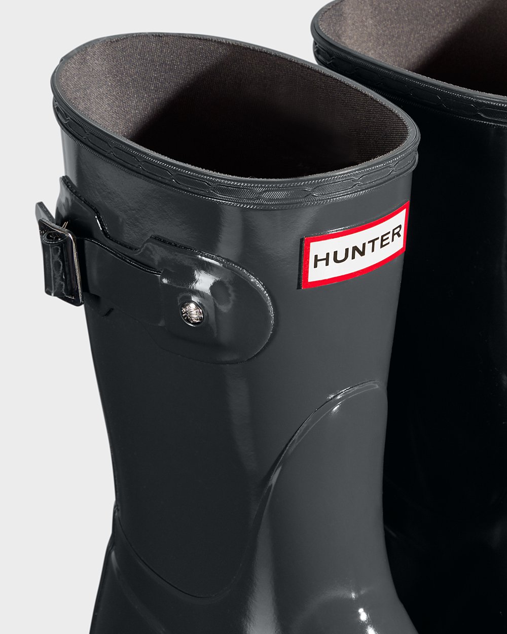 Hunter Mujer Original Gloss - Botas de Lluvia Verde Oscuro - 592-XTDHWP